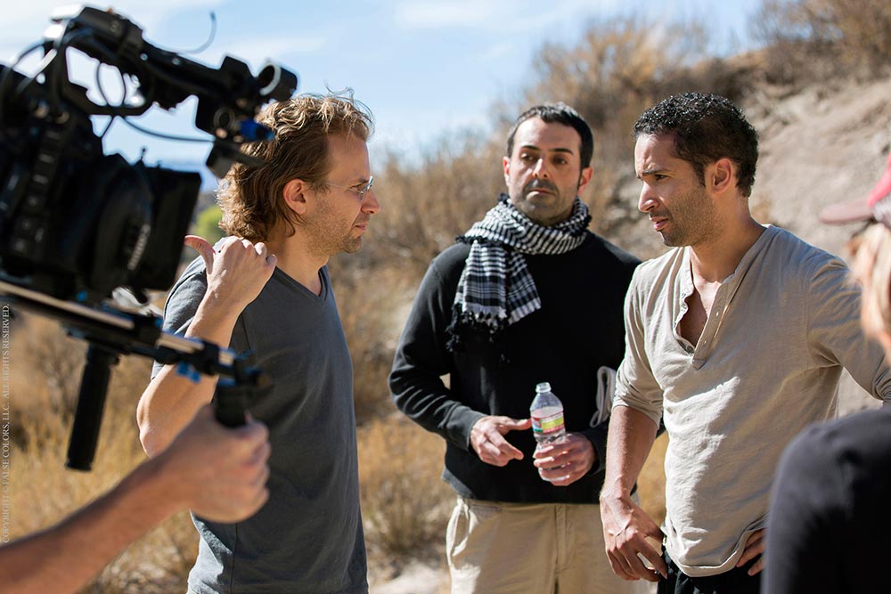 Behind the scenes during the making of False Colors